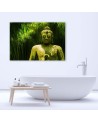 Canvas prints with zen theme - Buddha among bamboos | FEEBY