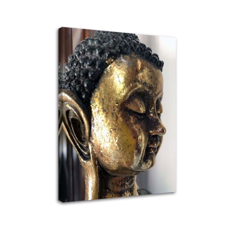 Canvas prints zen Buddhism - Golden buddha zen spa | FEEBY
