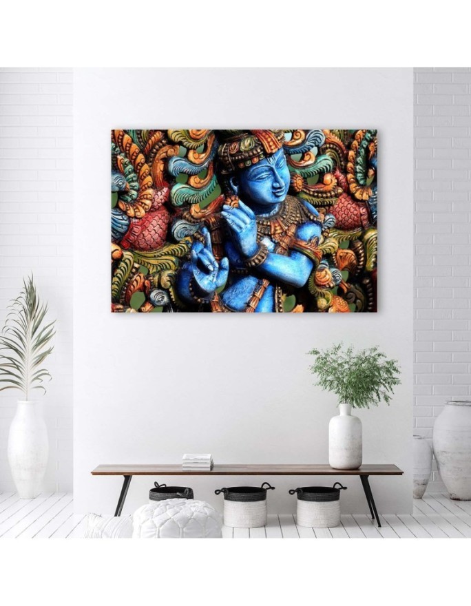 Canvas prints zen buddhism - Buddha colourful Feng shui | FEEBY