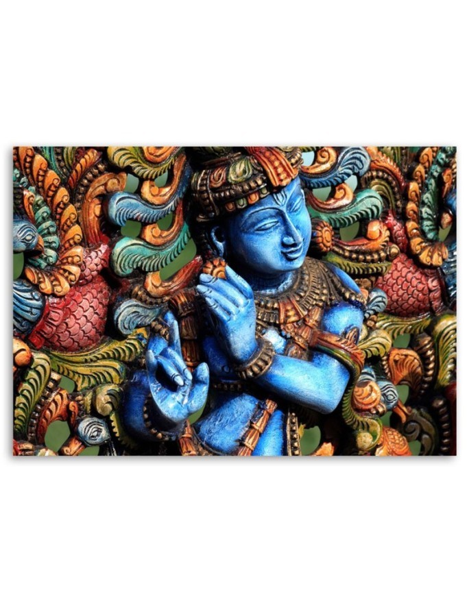 Canvas prints zen buddhism - Buddha colourful Feng shui | FEEBY