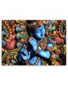 Canvas prints zen buddhism - Buddha colourful Feng shui | FEEBY