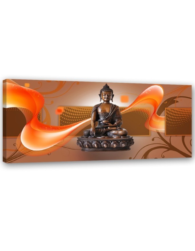Canvas prints zen buddhism - Brown Buddha | FEEBY