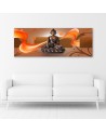 Canvas prints zen buddhism - Brown Buddha | FEEBY