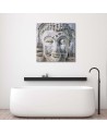 Zen Buddhism Canvas paintings - Grey Buddha | FEEBY
