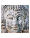 Zen Buddhism Canvas paintings - Grey Buddha | FEEBY