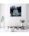 Modern wall paintings - Meditation Buddha Blue | FEEBY