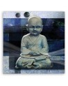 Modern wall paintings - Meditation Buddha Blue | FEEBY