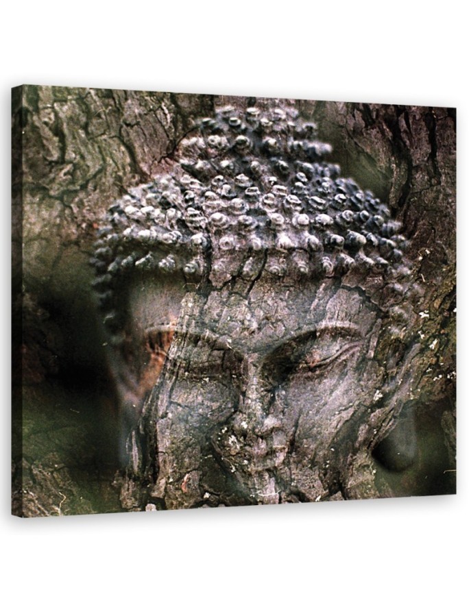 Buddha zen spa - Abstract painting on canvas | FEEBY