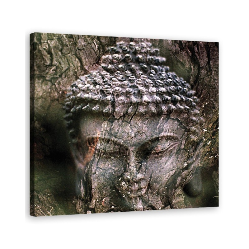 Buddha zen spa - Abstract painting on canvas | FEEBY