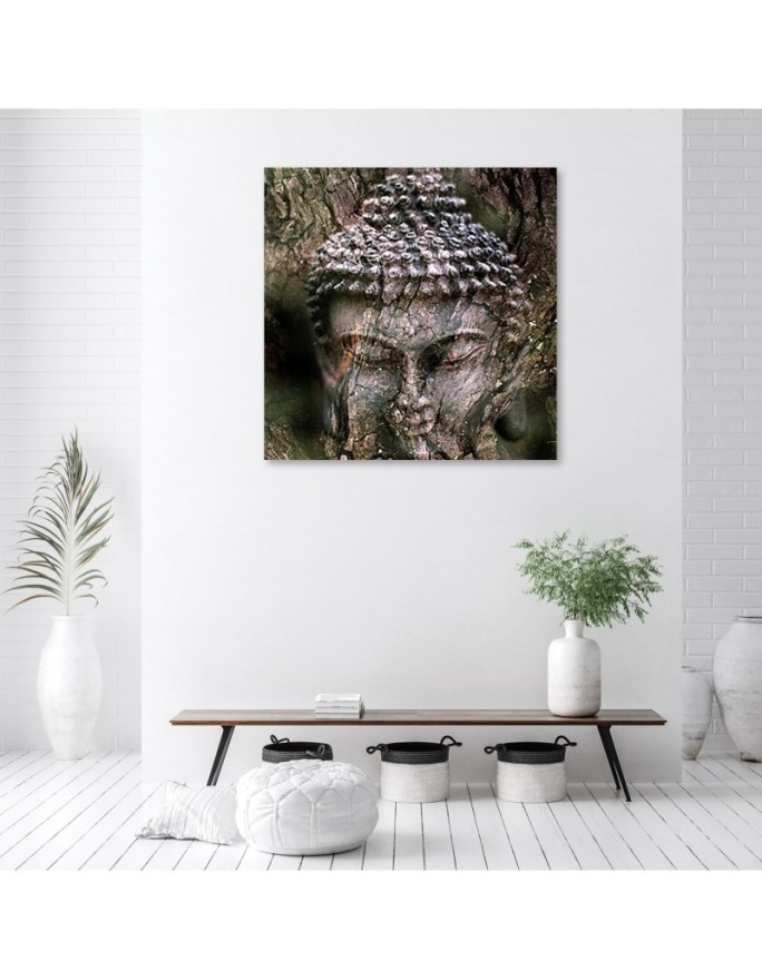 Buddha zen spa - Abstract painting on canvas | FEEBY