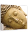 Buddha head Beige - Abstract Canvas painting on canvas | FEEBY
