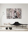 Canvas prints for living room - Geisha and bamboos | FEEBY