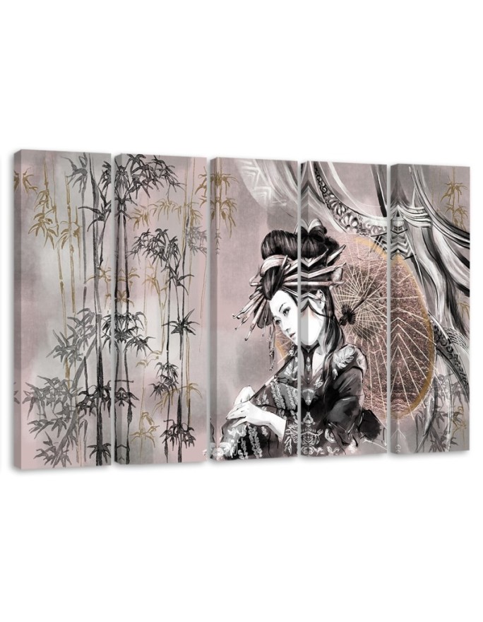 Canvas print Geisha and...