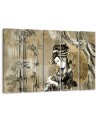 Modern painting for bedroom - Geisha and bamboos | FEEBY