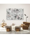 Bedroom canvas painting - Japanese fans | FEEBY