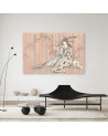 Bedroom canvas painting - Traditional Japanese geisha | FEEBY