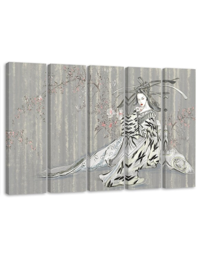 Canvas print for bedroom canvas - Traditional Japanese geisha | FEEBY