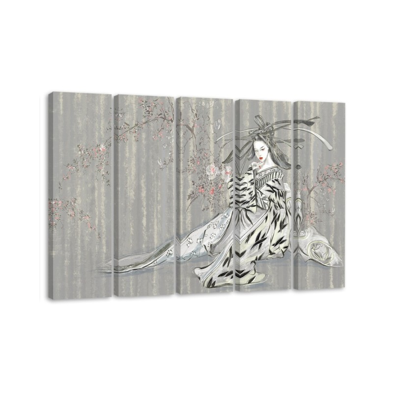 Canvas print for bedroom canvas - Traditional Japanese geisha | FEEBY