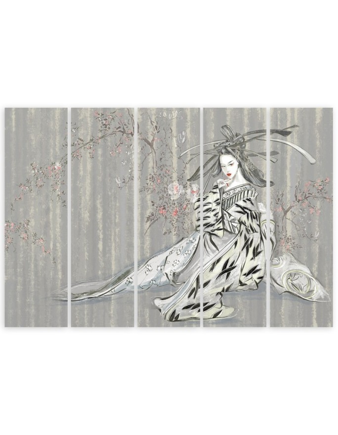 Canvas print for bedroom canvas - Traditional Japanese geisha | FEEBY