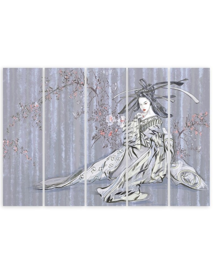 Canvas print for living room canvas - Traditional Japanese geisha | FEEBY