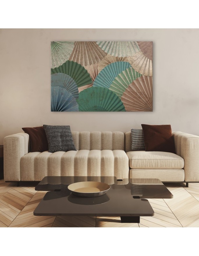 Canvas prints for bedroom - Simple fans | FEEBY