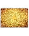 Bedroom Canvas painting - Gold mandala abstract | FEEBY