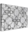 Modern Canvas paintings for wall - Oriental pattern on grey background | FEEBY