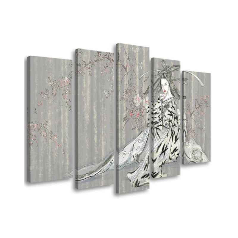 Modern wall art paintings - Traditional Japanese geisha | FEEBY