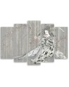 Modern wall art paintings - Traditional Japanese geisha | FEEBY