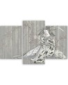 Traditional Japanese geisha - Modern triptychs for the living room | FEEBY