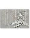 Traditional Japanese geisha - Modern triptychs for the living room | FEEBY