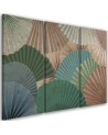 Canvas print for living room - Simple fans | FEEBY
