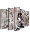 Modern painting for living room - Geisha and bamboos | FEEBY