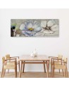 Modern Canvas painting for living room - Watercolour flowers | FEEBY