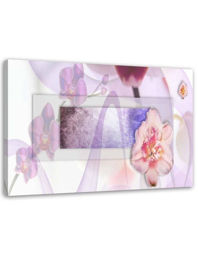 Canvas prints for living room canvas - Romantic Pastel composition of flowers | FEEBY