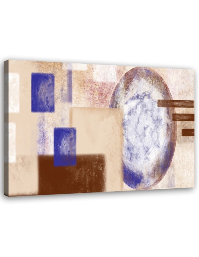 Canvas prints for living room canvas - Discreet geometry | FEEBY