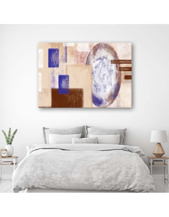 Canvas prints for living room canvas - Discreet geometry | FEEBY