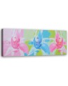 Canvas prints for living room canvas - Colourful flowers | FEEBY
