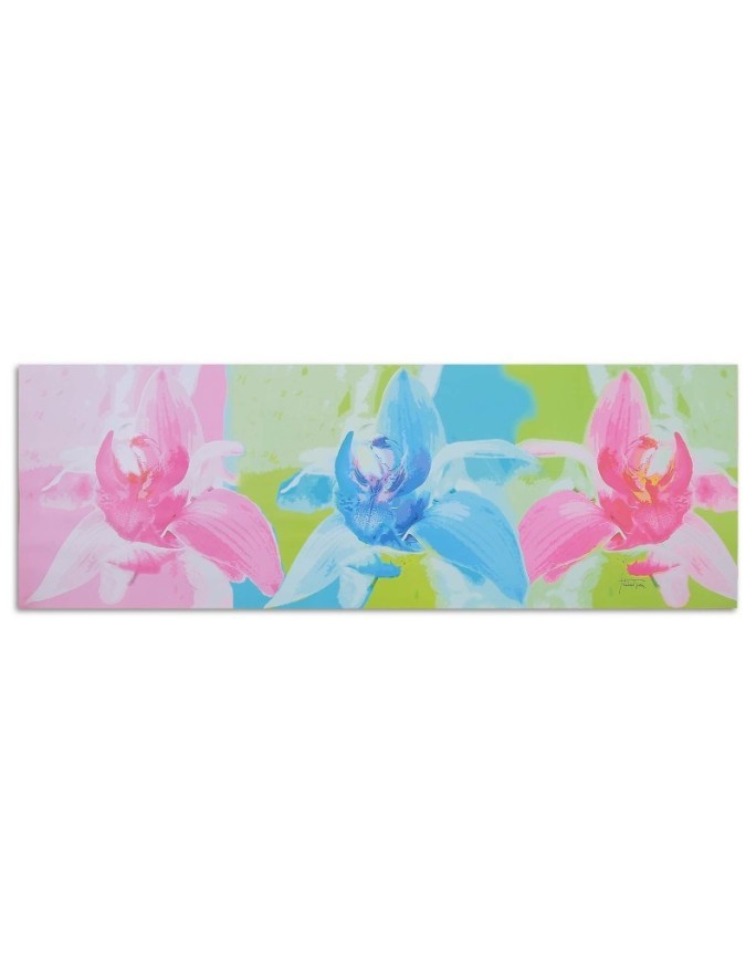 Canvas prints for living room canvas - Colourful flowers | FEEBY