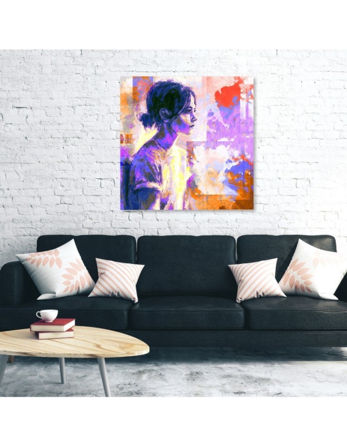 Canvas prints for bedroom - Woman sitting| FEEBY