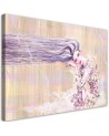 Modern Canvas painting for bedroom - Woman with long hair | FEEBY