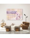 Modern Canvas painting for bedroom - Woman with long hair | FEEBY