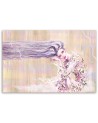 Modern Canvas painting for bedroom - Woman with long hair | FEEBY