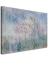 Modern Canvas painting for bedroom Flowering tree in a meadow landscape | FEEBY