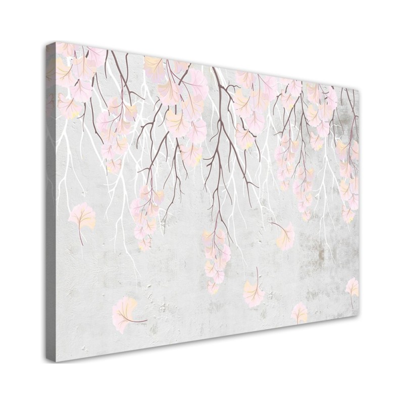 Falling leaves Boho - Wall art painting for living room | FEEBY
