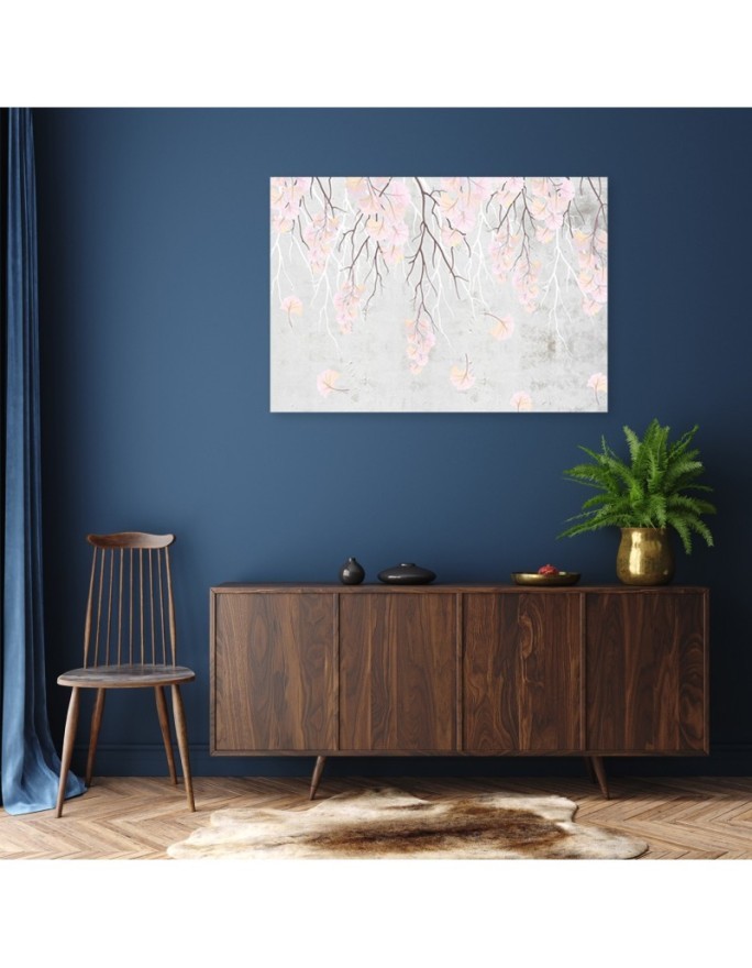 Falling leaves Boho - Wall art painting for living room | FEEBY