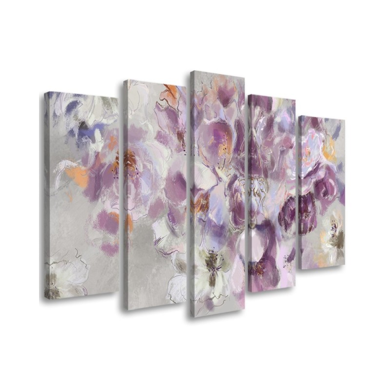 Iris flower - 5-piece canvas painting | FEEBY