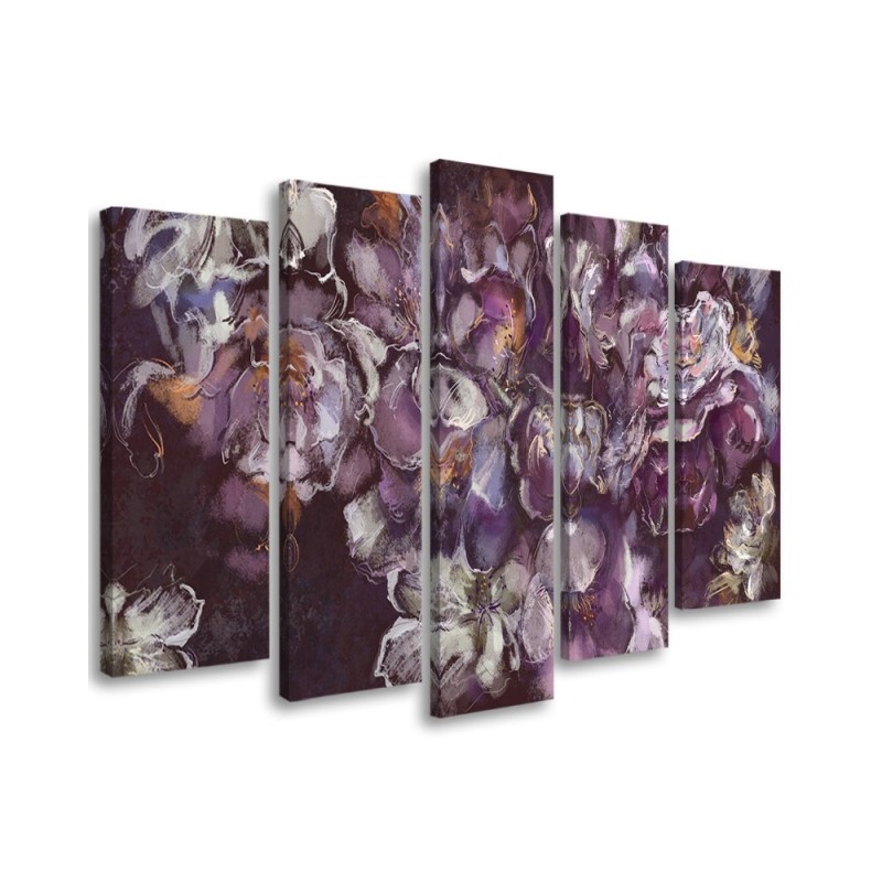 Iris flower - 5-piece canvas painting | FEEBY