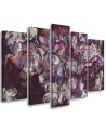 Iris flower - 5-piece canvas painting | FEEBY
