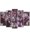 Iris flower - 5-piece canvas painting | FEEBY